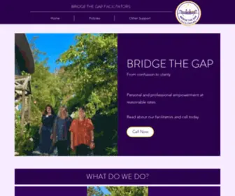 Bridgethegapfacilitators.com(Bridge The Gap Facilitators) Screenshot