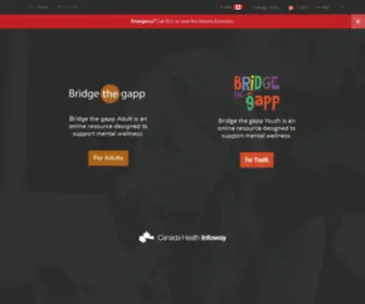 Bridgethegapp.ca(Bridge the gapp) Screenshot