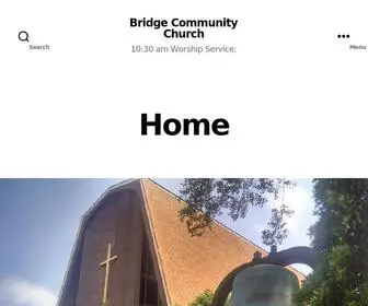 Bridgetochrist.com(30 am Worship Service) Screenshot