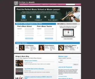 Bridgetomusic.com(Music Lessons) Screenshot
