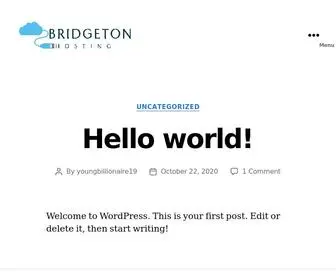 Bridgetonhosting.com(Brigeton Hosting) Screenshot