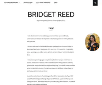 Bridgetreedmorawski.com(Reporter) Screenshot