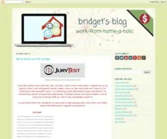 Bridgetsblog.net(Bridget's blog) Screenshot