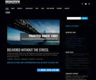 Bridgeviewbrokers.com(We get your deliverables and products across the border hassle free) Screenshot