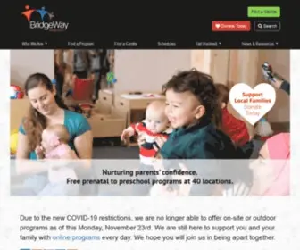 Bridgewaycentre.ca(Free Programs for Children and Families) Screenshot