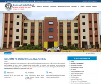 BridgewellGlobal.org(Bridgewell Global School in Bhubaneswar Balianta) Screenshot