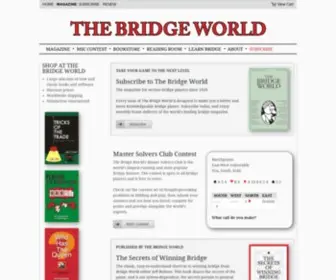 BridgeWorld.com(The Bridge World) Screenshot