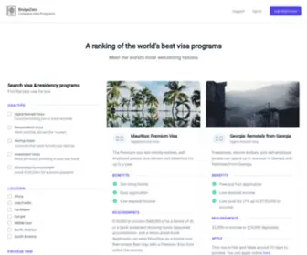 Bridgezero.com(Compare Visa Programs) Screenshot