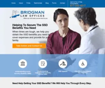 Bridgmanlaw.com(Charlotte Social Security Disability Lawyer) Screenshot