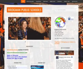 Bridgmanschools.com(Go BEES) Screenshot