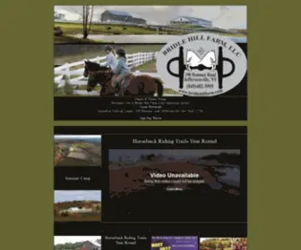 Bridlehillfarm.com(Horseback riding) Screenshot