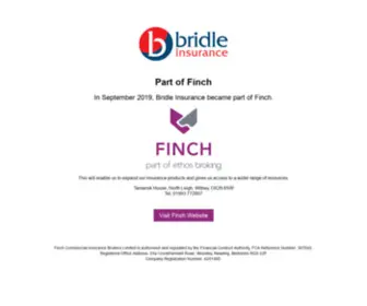 Bridleinsurance.co.uk(Bridle Insurance) Screenshot