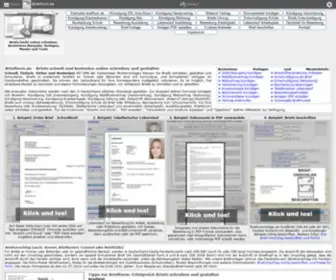 Briefform.de(Kostenlose Musterbriefe) Screenshot
