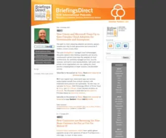 Briefingsdirect.com(Briefingsdirect) Screenshot