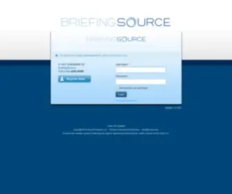 Briefingsource.com(Demo BriefingSource) Screenshot