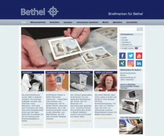 Briefmarken-Bethel.de(Bethel) Screenshot