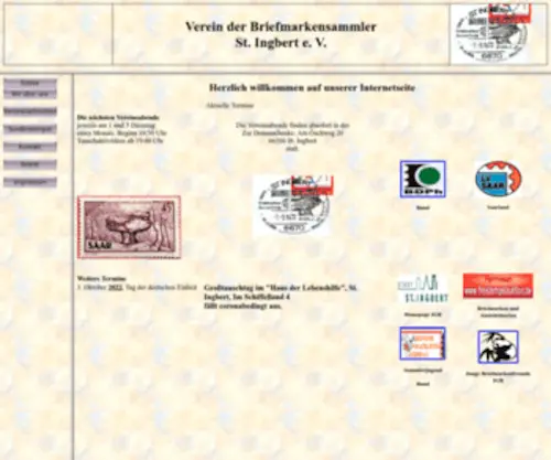 Briefmarken-IGB.de(Verein der Briefmarkensammler) Screenshot