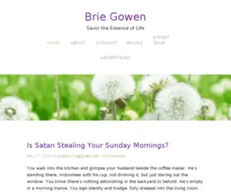 Briegowen.com(Brie Gowen) Screenshot