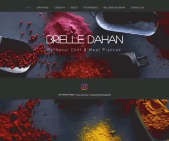 Brielledahan.com(Meal Prep) Screenshot