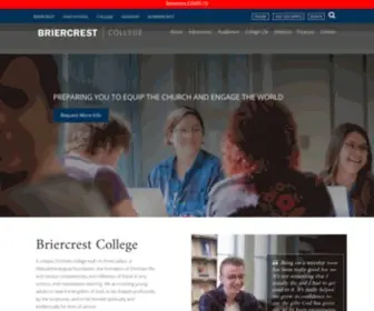 Briercrestcollege.ca(Briercrest College) Screenshot