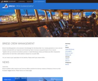 Briese-Crewing.com(CREW MANAGEMENT) Screenshot