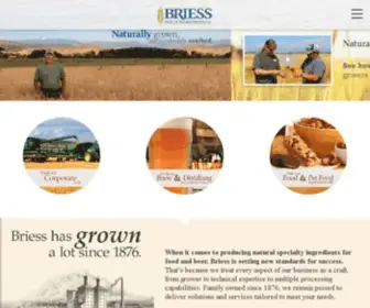 Briess.com(Briess Malt & Ingredients Company) Screenshot