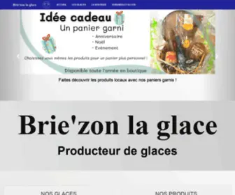 Briezonlaglace.fr(Brie'zon la glace) Screenshot