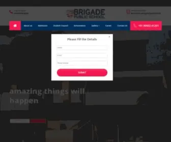 Brigadepublicschool.com(Brigade Public School) Screenshot