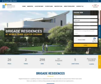 Brigaderesidences-WTC.com(Brigade Residences at WTC) Screenshot