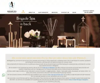 Brigadespa.in(Best Spa Service in Bangalore) Screenshot