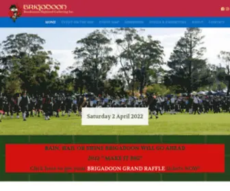 Brigadoon.org.au(Bundanoon Highland Gathering) Screenshot