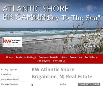 Brigantinehomes.com(Brigantine, NJ Real Estate) Screenshot