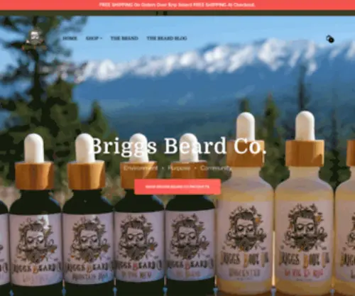 Briggsbeardco.com(Briggs Beard Co) Screenshot