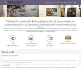 Brighamcitymuseum.org(Bootstrap) Screenshot