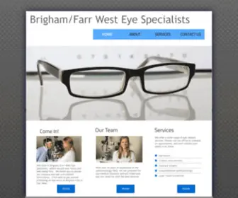 Brighameye.com(Brigham/Farr West Eye Specialists) Screenshot