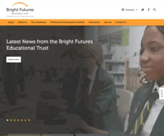 Bright-Futures.co.uk(Bright Futures Educational Trust) Screenshot