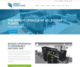 Bright-RNG.com(Bright Biomethane North America) Screenshot