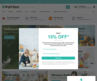 Brightbean.com(Bright Bean Toys) Screenshot