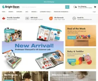 Brightbeantoys.com(Bright Bean Toys) Screenshot