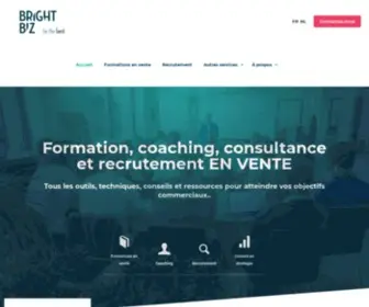 Brightbiz.eu(Formation, Coaching, Consultance et Recrutement en Vente) Screenshot