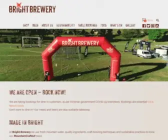 Brightbrewery.com.au(Bright Brewery) Screenshot