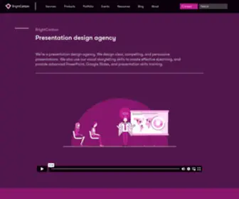 Brightcarbon.com(Presentation Design Agency) Screenshot
