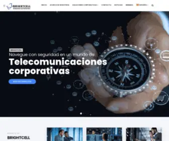 Brightcell.net(Empresa orientada al servicio en sistemas de telecomunicaciones) Screenshot