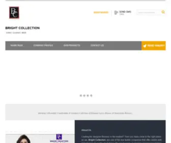 Brightcollectionsurat.com(BRIGHT COLLECTION) Screenshot