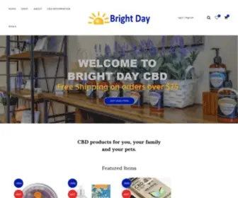 Brightdaycbd.com(Bright Day CBD) Screenshot