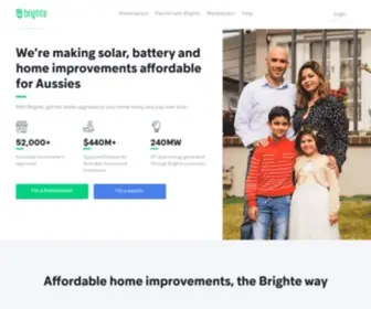 Brighte.com.au(Get Solar Sooner With Brighte) Screenshot