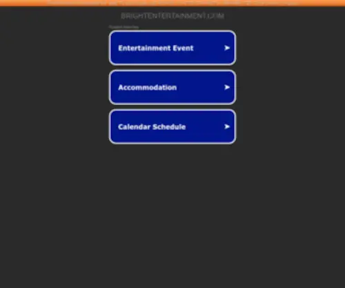 Brightentertainment.com(Events Entertainment and Food Catering) Screenshot