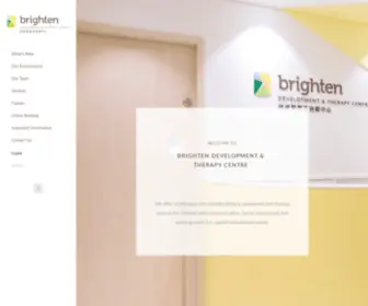 Brightentherapy.com(Brighten Development and Therapy Centre) Screenshot