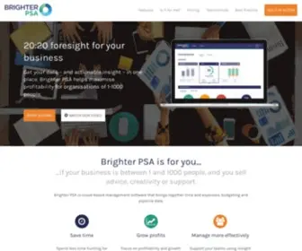 Brighter-Psa.com(PSA Sofware for Consultancies) Screenshot