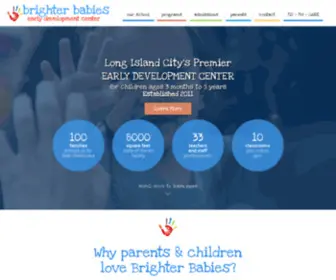 Brighterbabieslic.com(Brighter Babies Early Development Center) Screenshot